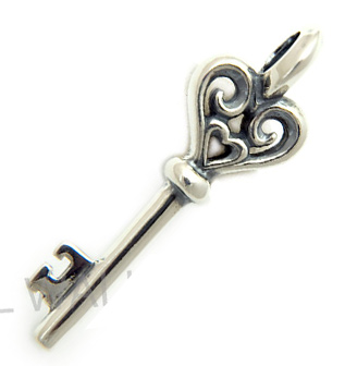 Heart Key Pendant